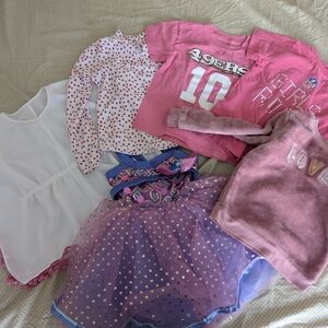 Girls' Pink and Purple Clothing Bundle